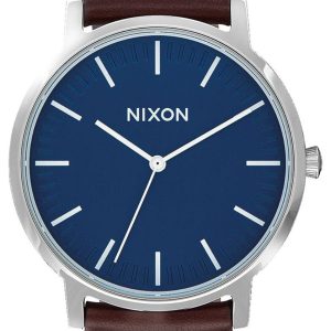 Nixon 99999 Herrklocka A1058879-00 Blå/Läder Ø40 mm