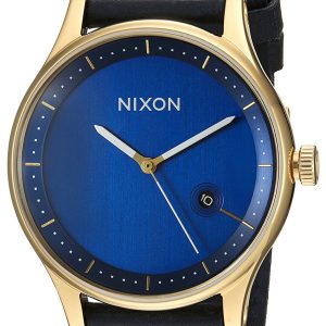 Nixon 99999 Herrklocka A1161933-00 Blå/Läder Ø41 mm