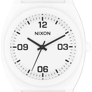 Nixon 99999 Herrklocka A12483009-00 Vit/Gummi Ø40 mm