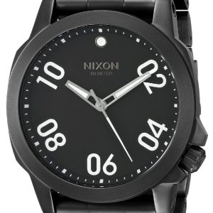 Nixon 99999 Herrklocka A521001-00 Svart/Stål Ø44 mm