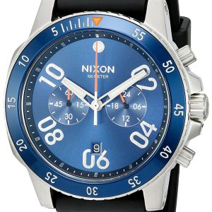 Nixon 99999 Herrklocka A9581258-00 Blå/Gummi Ø44 mm