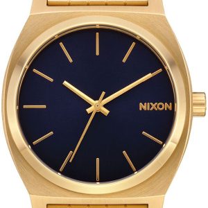 Nixon A045-2033 The Time Teller Blå/Gulguldtonat stål Ø37 mm