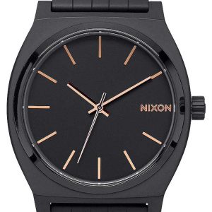 Nixon A045957-00 The Time Teller Svart/Stål Ø37 mm