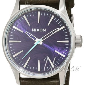 Nixon A3772302-00 The Sentry Lila/Läder Ø38 mm