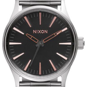 Nixon A4502064-00 The Sentry Svart/Stål Ø38 mm