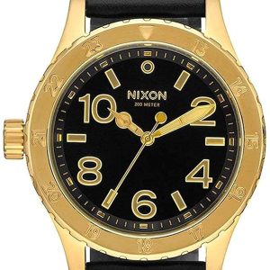 Nixon A467-513-00 Svart/Läder Ø38 mm