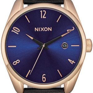 Nixon A4732763-00 Blå/Läder Ø38 mm