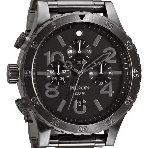 Nixon A486632-00 The 48-20 Chrono Svart/Stål Ø48 mm