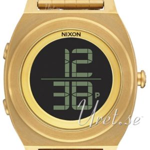 Nixon A948502-00 The Time Teller LCD/Gulguldtonat stål Ø40 mm