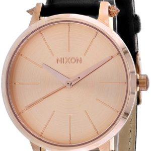 Nixon Damklocka A1083147-00 Roséguldstonad/Läder Ø37 mm