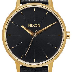 Nixon Damklocka A108513-00 The Kensington Svart/Läder Ø37 mm