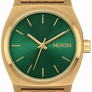 Nixon Damklocka A11301919-00 The Time Teller Grön/Gulguldtonat stål