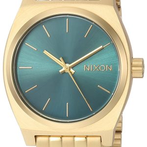 Nixon Damklocka A11302626-00 The Time Teller Grön/Gulguldtonat stål