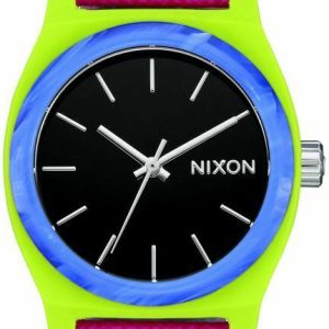 Nixon Damklocka A11723152-00 Svart/Läder Ø31 mm