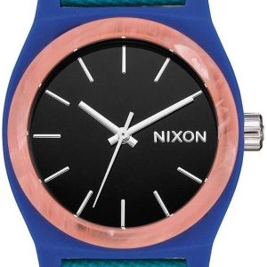 Nixon Damklocka A11723153-00 Svart/Läder Ø31 mm