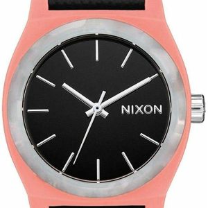 Nixon Damklocka A11723188-00 Svart/Läder Ø31 mm