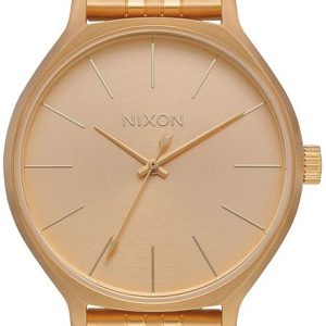 Nixon Damklocka A1249502-00 Gulguldstonad/Gulguldtonat stål Ø38 mm