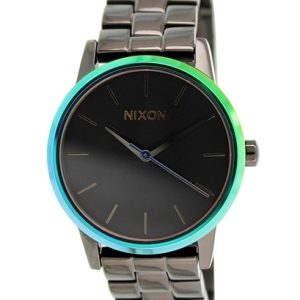 Nixon Damklocka A3611698-00 The Kensington Svart/Stål Ø32 mm