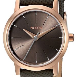 Nixon Damklocka A3982214-00 Brun/Läder Ø26 mm