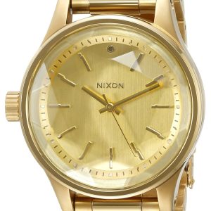 Nixon Damklocka A409502-00 Champagnefärgad/Gulguldtonat stål Ø38 mm