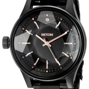 Nixon Damklocka A409957-00 Svart/Stål Ø38 mm