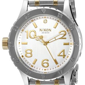 Nixon Damklocka A4101921-00 Silverfärgad/Gulguldtonat stål Ø38 mm