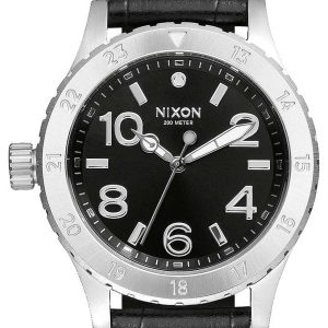 Nixon Damklocka A4671886-00 Svart/Läder Ø38 mm