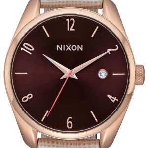 Nixon Damklocka A4731890-00 Lila/Läder Ø38 mm