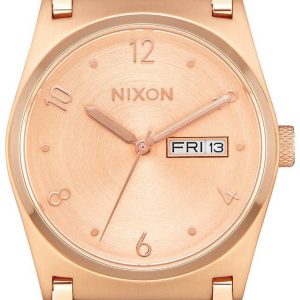 Nixon Damklocka A9552704-00 Roséguldstonad/Läder Ø36 mm