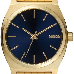 Nixon Herrklocka A0451931-00 The Time Teller Blå/Gulguldtonat stål