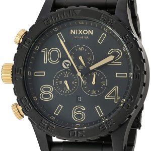 Nixon Herrklocka A0831041-00 The 51-30 Chrono Svart/Stål Ø51 mm