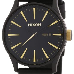 Nixon Herrklocka A1051041-00 Svart/Läder Ø42 mm