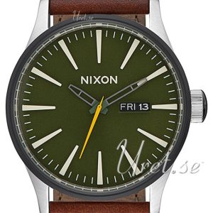 Nixon Herrklocka A1052334-00 The Sentry Grön/Läder Ø42 mm