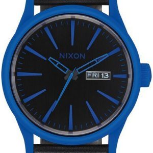 Nixon Herrklocka A1052532-00 Svart/Läder Ø42 mm