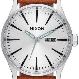 Nixon Herrklocka A1052853-00 Silverfärgad/Läder Ø42 mm