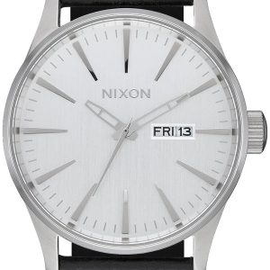 Nixon Herrklocka A1052871-00 Silverfärgad/Läder Ø42 mm