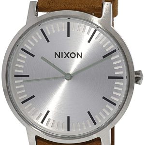 Nixon Herrklocka A10582853-00 Silverfärgad/Läder Ø40 mm