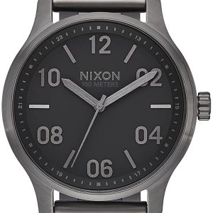 Nixon Herrklocka A1242-1531 The Patrol Grå/Stål Ø42 mm