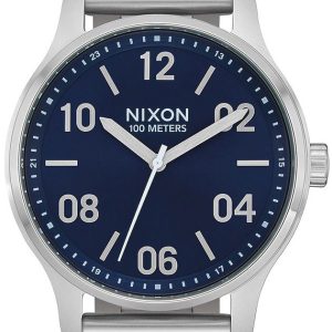 Nixon Herrklocka A1242-1849-00 The Patrol Blå/Stål Ø42 mm