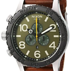 Nixon Herrklocka A1242334-00 The 51-30 Grön/Läder Ø51 mm