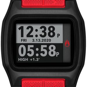 Nixon Herrklocka A1308-008-00 The High Tide LCD/Gummi