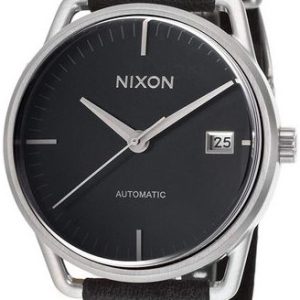 Nixon Herrklocka A199-000-00 Svart/Läder Ø39 mm