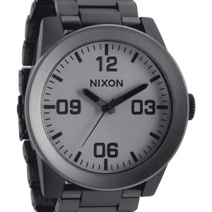 Nixon Herrklocka A3461062-00 The Corporal SS Grå/Stål Ø48 mm