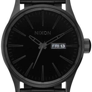 Nixon Herrklocka A3561147-00 The Sentry Svart/Stål Ø42 mm