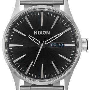 Nixon Herrklocka A3562348-00 The Sentry Svart/Stål Ø42 mm