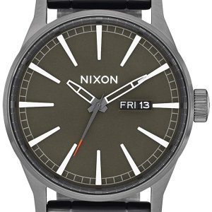 Nixon Herrklocka A3562947-00 The Sentry Grå/Stål Ø42 mm