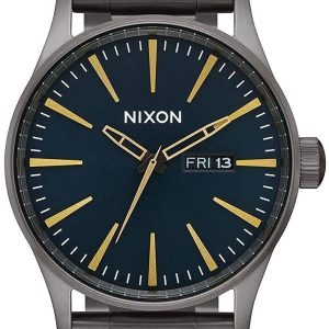 Nixon Herrklocka A3562983-00 The Sentry Svart/Stål Ø42 mm