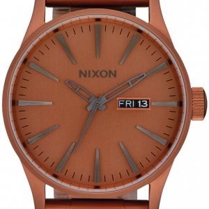 Nixon Herrklocka A3563165-00 The Sentry Brun/Stål Ø42 mm