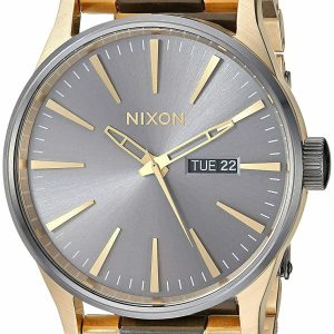 Nixon Herrklocka A356595-00 Grå/Stål Ø42 mm