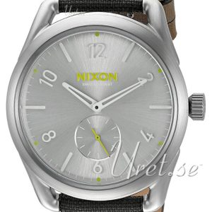 Nixon Herrklocka A4592232-00 Silverfärgad/Läder Ø39 mm